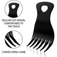 thumbnail image 3 of KAIYANG Peine de dientes anchos para hombres, peine antiestático para peinar, herramientas de peluquería para hombres, 2 piezas, 3 of 5