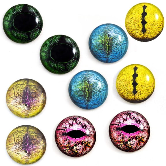 Reptile Glass Eyes Bundle - 5 Pairs