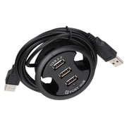 NFTIGB JK38h USB 2.0 Hub 3-Port Desktop Round Shape Docking Station (3.54 inches / 9 cm)