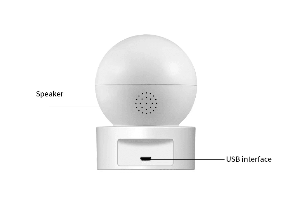 360 Degree Monitoring Camera 1080P TUYA Wireless WiFi Baby Monitor 3MP Rotation Smart Home Phone Remote Night Vision Indoor IP Surveillance AI Detect Automatic Tracking Security