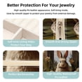 thumbnail image 3 of Easter Travel Portable Decorative Box - Square Jewelry Storage and Organizer Box for Rings, Earrings, Necklaces, and Bracelets - Suitable for Girls and Women - Necklace Organizer Box, 3 of 6