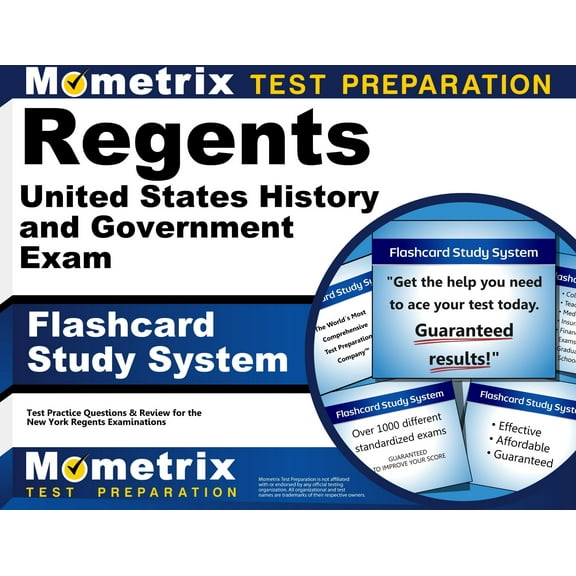 Regents United States History and Government Exam Flashcard Study System