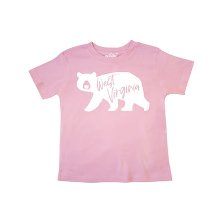 

Inktastic West Virginia White Bear Silhouette Gift Toddler Boy or Toddler Girl T-Shirt