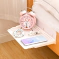 thumbnail image 2 of Bedside Shelf Storage Wall Shelves Household Tray Bookshelf White, 2 of 6
