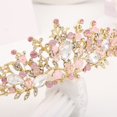 thumbnail image 4 of Disfraz de princesa Tiara Acculess de cristal rosa para niños de 5 a 16 años, 4 of 7