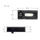 thumbnail image 5 of Puente de rodillo de guitarra de 6 piezas, sillín de cuerda , piezas de instrumentos musicales, negro Yuyangstore Silla de montar del puente de la guitarra eléctrica, 5 of 5