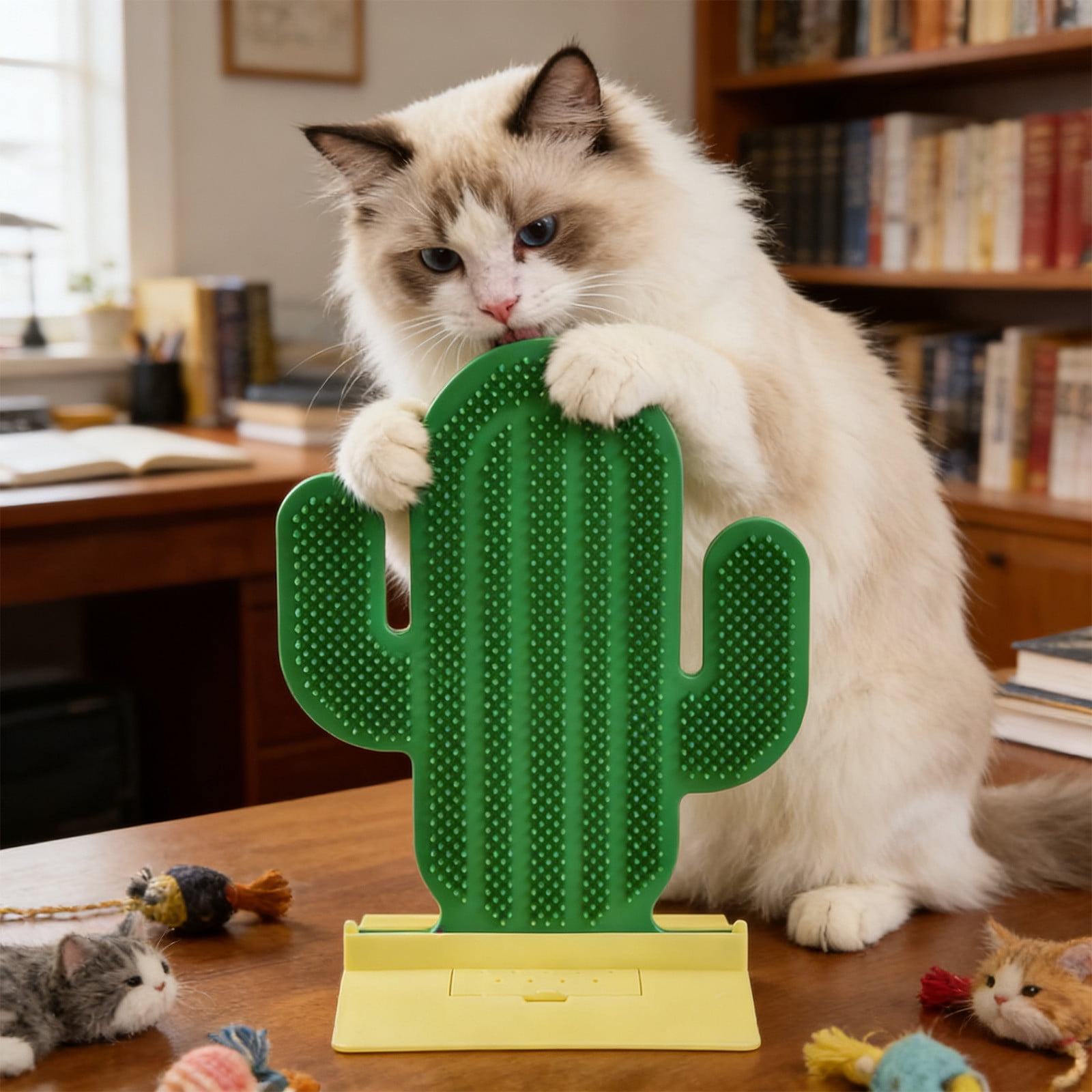 Lunxisen 1 Pcs Cat Scratching Post Corner Furniture Protector Durable Sisal Rope Toy for Indoor Cats Play and Exercise