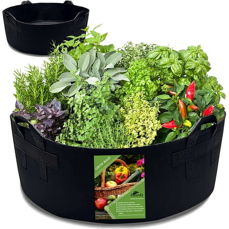 100 Gallon Plant Grow Bag with Handles  Large Heavy Duty Fabric Grow Pot  Durable Breathe Cloth Planting Container for Carrot Onion  Gardening Outdoor