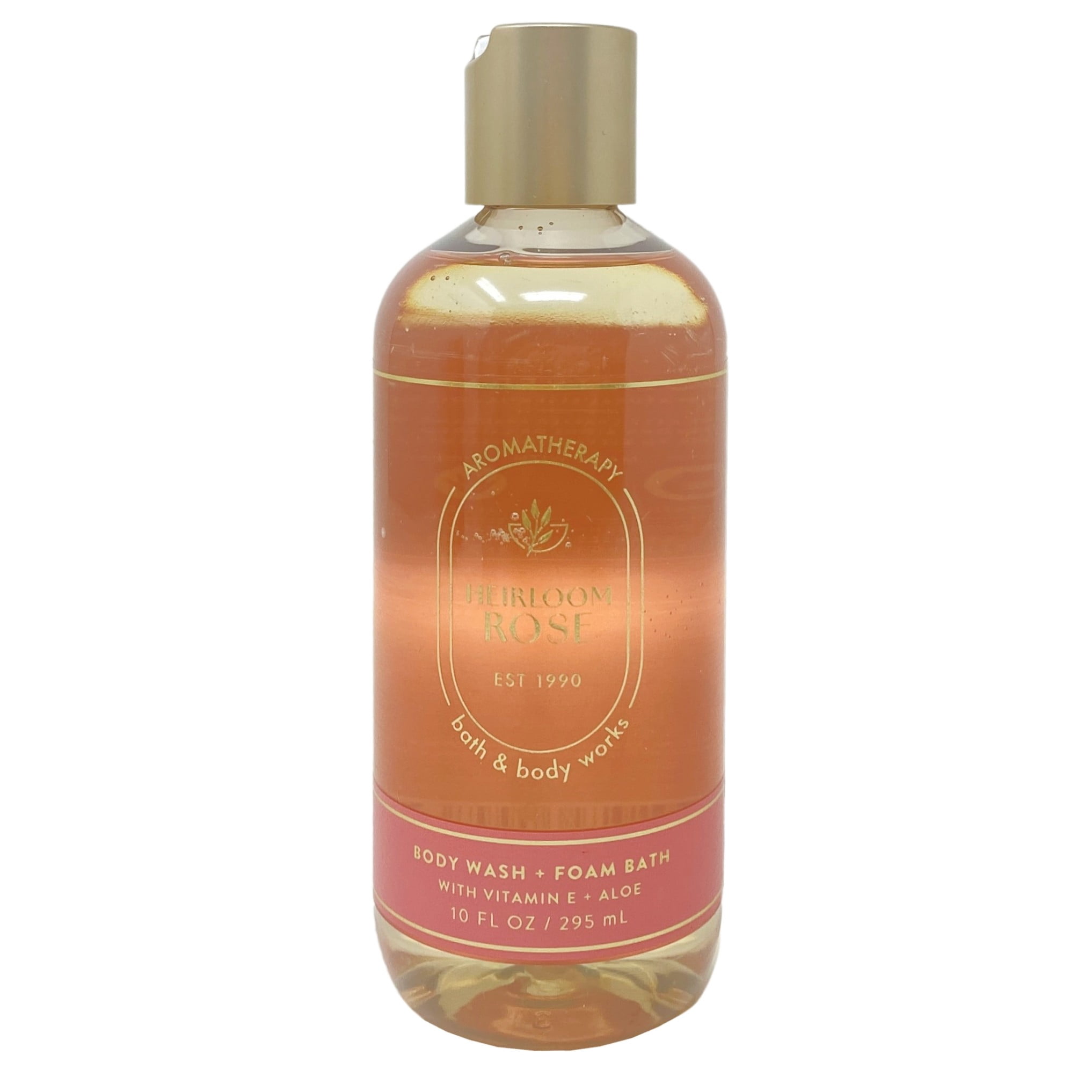Bath & Body Works Aromatherapy Heirloom Rose Ultimate Hydration Body Cream and Body Wash + Foam Bath with a Creamy Rose Bar Soap