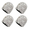 thumbnail image 4 of MLINS 4pcs Car Valves Stem Caps Tire Caps Rhinestone Universal Car Valves Core, 4 of 6