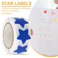 thumbnail image 4 of Rollo de Etiquetas de Estrella Autoadhesivas Uxcell para Suministros de Maestros de Aula y Manualidades DIY Azul 1", 4 of 6
