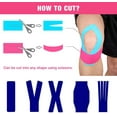 thumbnail image 4 of Lychee 5 Pcs Sports Kinesiology Tape for Muscle Pain Relief & Joint Support 2" x 16.4 ft, 4 of 8