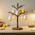 thumbnail image 2 of Hanging Easter Decorations Plastic Easter Eggs Broken Egg Design Set of 6 for Easter Party Home Spring Tree Decor, 2 of 9