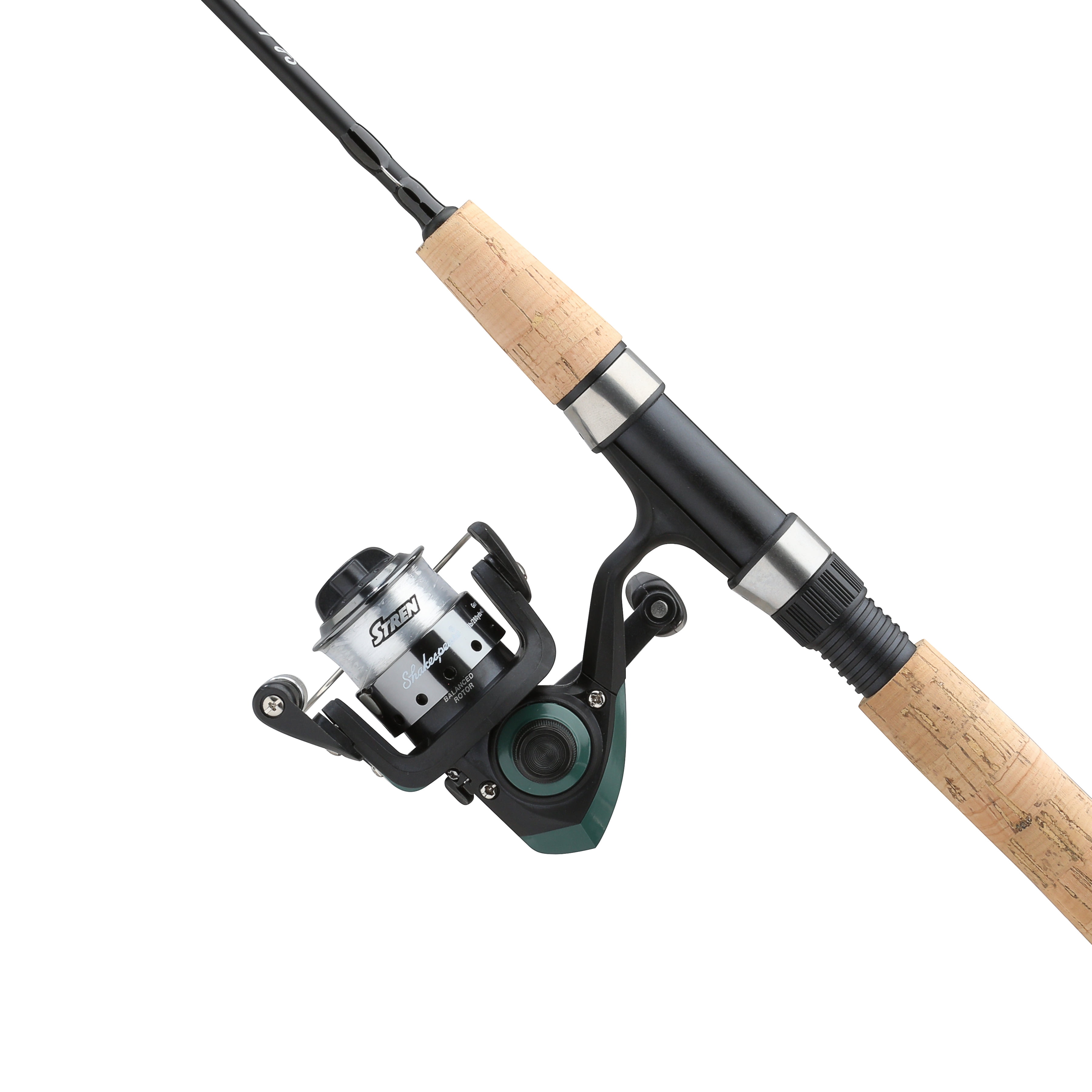 (2 pack) Shakespeare Micro Spinning Fishing Combo, 4'6" Ultra Light Rod, 2000 Size Reel