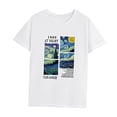 thumbnail image 3 of Camiseta para mujer de verano Activewear disfraz moda básica camiseta para el trabajo playa, 3 of 7