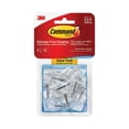 thumbnail image 2 of Clear Hooks And Strips, Plastic/wire, Small, 9 Hooks With 12 Adhesive Strips Per Pack | Bundle of 10 Packs, 2 of 7