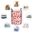 thumbnail image 4 of Fotbe Gnome Merry Christmas Pattern Laundry Basket with Handles, Waterproof Large Laundry Hamper, Wash Bag for Corner Dorm, Rolling Laundry Basket with Handles-Medium, 4 of 6