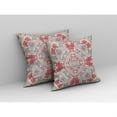 thumbnail image 2 of Earth and Heaven Indoor/Outdoor Fabric Pillow with Zip in Purple Red 26x26, 2 of 5