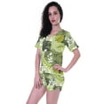 thumbnail image 4 of Moomaya Printed Womens NightwearSet w/ Shorts Cotton Sleepwear 2 Pcs Nightdress, 4 of 5