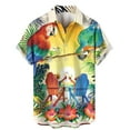 thumbnail image 1 of Camisas De Lino Para Hombre Source Hombres Casual 3d Impreso Camisa Transpirable Camisa De Poliéster Camisa De Playa (Yellow, L), 1 of 5