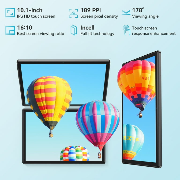 HEADWOLF WPad3 Android 12 Tablet, 10 Inch, 12GB RAM, 128GB ROM
