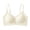 White, variant on Lixiuxyad Jelly Strip Lift Soft Support Bra For Seamless No Side Bulge Push Up Demi Fixed Cup Wireless Comfort,Bras for Women Black L