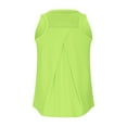 thumbnail image 6 of Brglopf Women's Sleeveless Workout Tops Breathable Lightweight Mesh Sleeveless Loose Active Tennis Yoga Shirts Racerback Athletic Running Tank Tops(Mint Green,S), 6 of 7