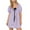 Purple, variant on Antqov Plaid Dresses for Women, Checkered Short Sleeve Bouffant Sleeve Square Neck Bow Mini Dress, Daily Cozy Trendy Casual Cute Party Sundress