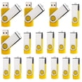 thumbnail image 1 of 100 Pack 8GB Thumb Drive Bulk and Wholesale USB Flash Drives W/R Speed 10MB/30MB 8GB USB Drive Pack Pen Drive 8GB USB Drive USB Memory Stick lcwamy USB (Yellow No Logo), 1 of 3