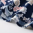 thumbnail image 7 of Fesfesfes Clearance Women Causual V Neck Dress Chiffon Floral Boho Beach Short Sleeve Dress, 7 of 7