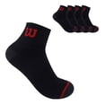 thumbnail image 2 of Tin Wilson para Hombre, Quarter Negro 5 Pares Unitalla, 2 of 4