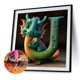 thumbnail image 2 of Pintura Diamante FLhrweasw 5D DIY Taladro redondo completo Dinosaurio letra U, 2 of 9