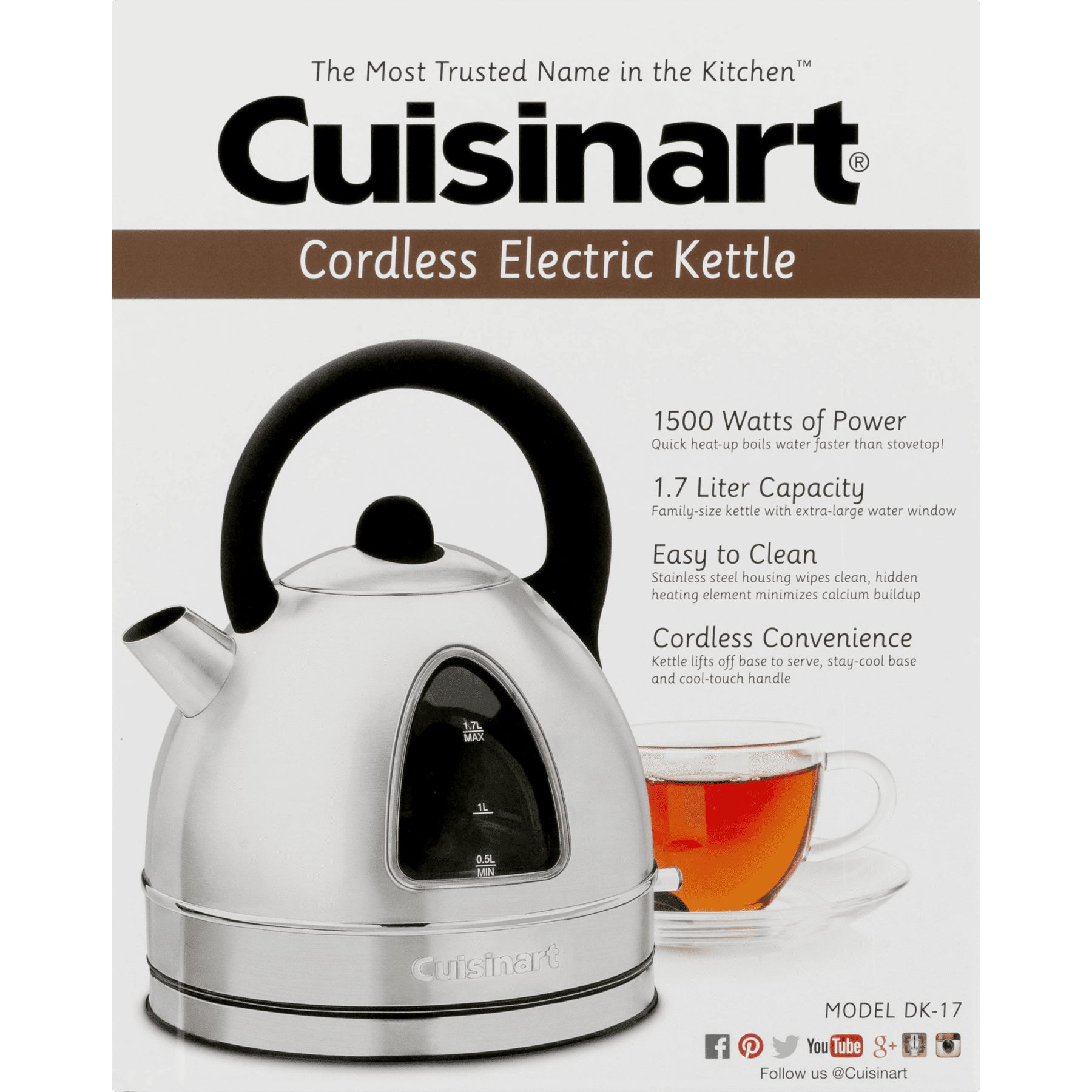 Cuisinart® Cordless Electric Kettle