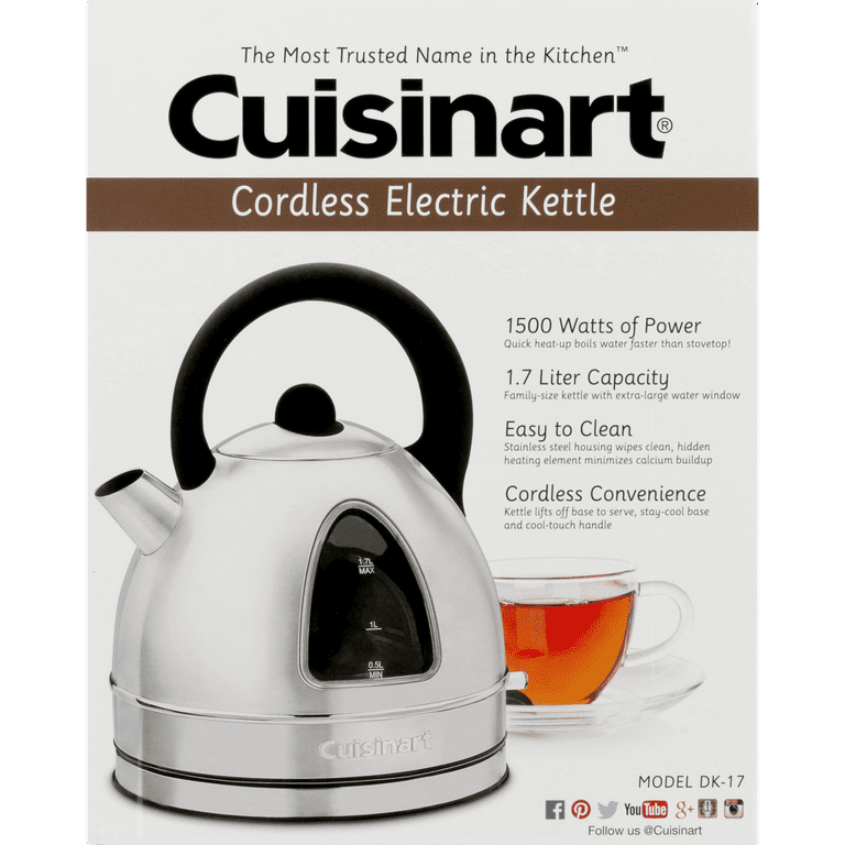 Cuisinart ViewPro™ Cordless Electric Kettle — Las Cosas Kitchen Shoppe