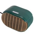 thumbnail image 3 of Mini calentador 800W PTC Calentador de cerámica Calentador eléctrico de escritorio de bajo ruido para la oficina en casa 110-240V Enchufe verde de EE. UU., 3 of 10