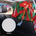 thumbnail image 5 of Garronmavis Tropical Floral Car Seat Towel Cover Stain Resistant Breathable Non-Slip Front Seat Protector with Storage Bag for Most Cars SUV Trucks Sedan Van, 5 of 9