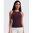 thumbnail image 2 of CRZ YOGA Butterluxe Workout Tank Tops for Women Racerback Padded Yoga Athletic Shirt with Built in Bra, 2 of 7