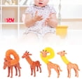 thumbnail image 4 of Tubes Spring Jirafa Fidget Toys resistente a la curvatura alivio del estrés juguetes sensoriales de jirafa educativo seguro estirable con luces para niños de 3 a 5 años ANGGREK Otros, 4 of 8