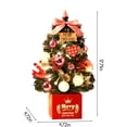 thumbnail image 3 of RXIRUCGD Christmas Decorations Tabletop Christmas Tree Mini Artificial Christmas Tree With LED String Lights, Tabletop Small Xmas Tree For Holiday Indoor DIY Christmas Decoration Christmas Gifts, 3 of 8