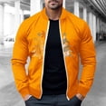 thumbnail image 1 of LOVZFMLL Jackets for Men Pullover Sweater Stand Collar Elastic Solid Color Half Sweater For Men Stand-up Collar Sweater, 1 of 1