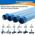 thumbnail image 4 of Estbridg For X7 T3 T5 MX6 MX8 Pool Cleaner Hose 5 Pcs 40 Inch PE Above Ground Pool Hot Tub Easy Install Replacement, 4 of 9