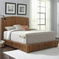 thumbnail image 2 of Bowery Hill Banana Leaf California King Panel Bed in Amber and Honey, 2 of 6