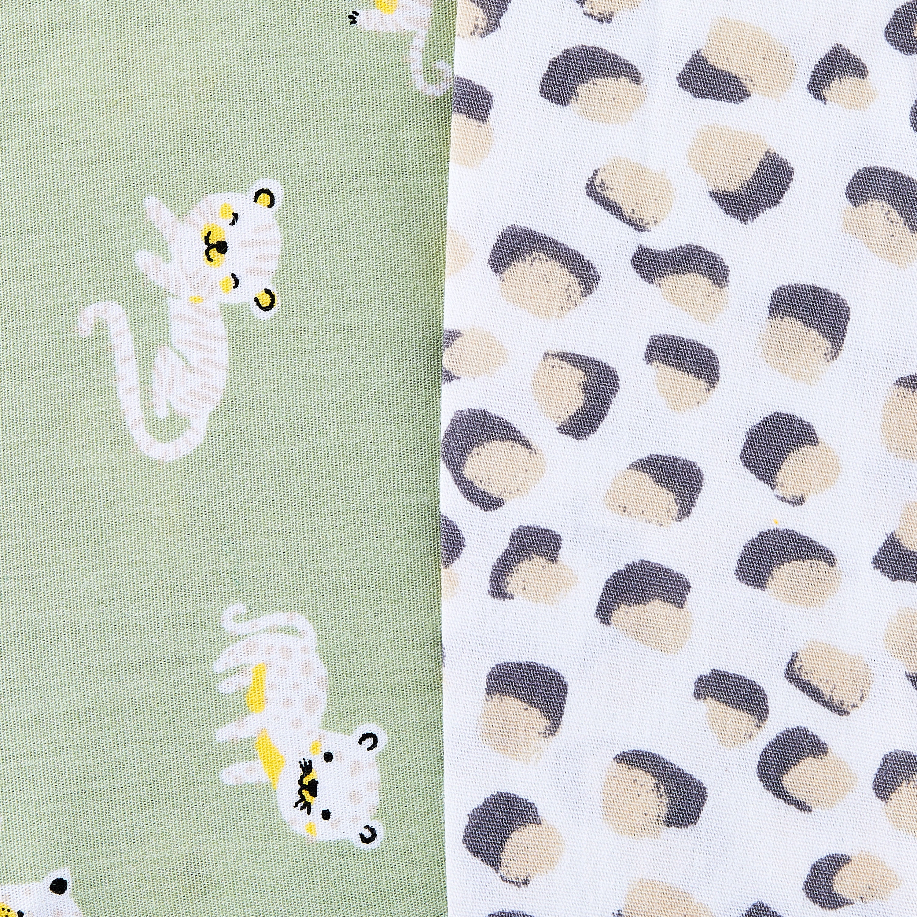 Parent's Choice 2-Pack 100% Cotton Infant Fitted Crib Sheets, Cheetah