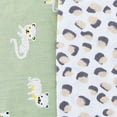 thumbnail image 5 of Parent's Choice 2-Pack 100% Cotton Infant Fitted Crib Sheets, Cheetah, 5 of 8