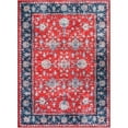 thumbnail image 5 of Wellber Vintage Area Rug for Bedroom,Soft Rugs for Living Room Nursery Carpet Home Decor,4'x6',Red, 5 of 5