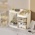 thumbnail image 2 of EDHITNR Clearance Cosmetics Storage Box Drawer-type Desktop Storage Cabinet Dressing Table Sundries Storage Box Lipstick Mask Storage Box Black and Friday Deals, 2 of 6