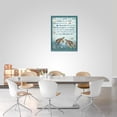 thumbnail image 5 of Sea Turtle Wall Art Blue Beach Ocean Bathroom Pictures Wall Decor Sea Turtle Shell Starfish Canvas Painting Rusitc Marine Framed Artwork for Bathroom Living Room Bedroom 12"x16", 5 of 6