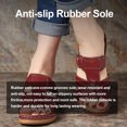 thumbnail image 4 of vintage Womens Platform Sandals Slip On Open Toe Comfortable Strappy, 4 of 8