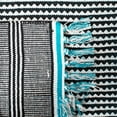 thumbnail image 3 of SAFAVIEH Montauk Kiana Striped Area Rug, Turquoise/Multi, 5' x 8', 3 of 5