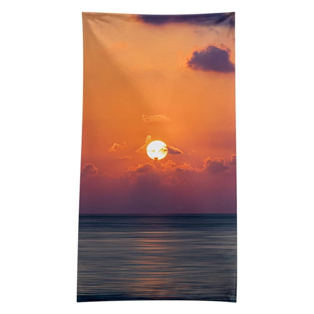 Pompotops Microfiber Beach Towel Super Lightweight Colorful Bath Towel Sandproof Beach Blanket Multi-Purpose Towel For Travel Swimming Pool 30x60 Inch Clearance